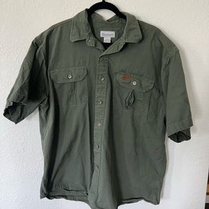 Carhartt Mens Short Sleeve Work Shirt 100% Cotton